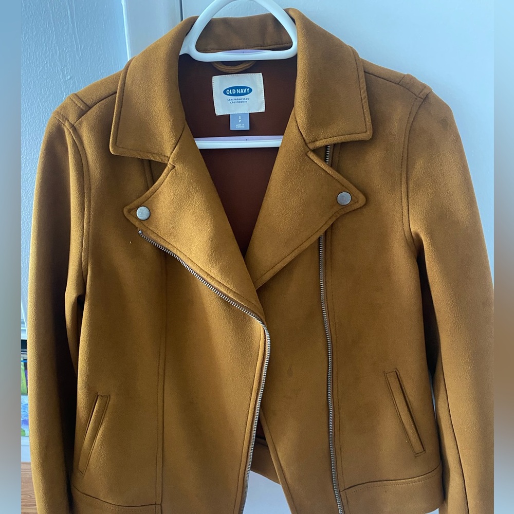 Old Navy Women's Seude Jacket Size Small - Picture 5 of 5